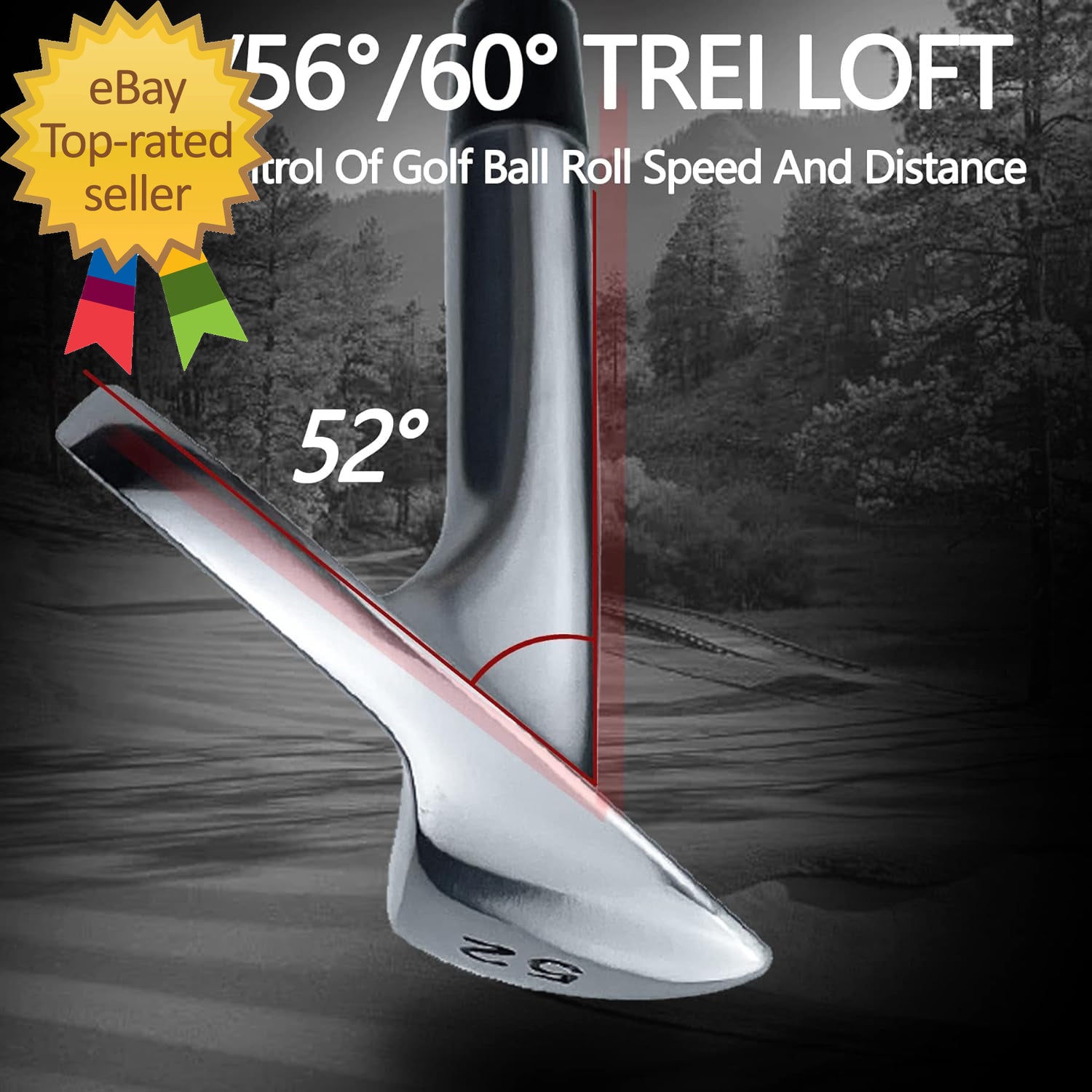 3 PCS Wedge Set or Individual Golf Wedges, Available in 52° Gap Wedge, 56° Sand